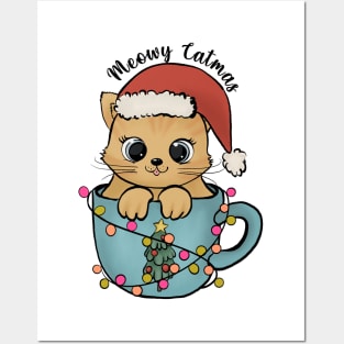 Meowy Catmas Posters and Art